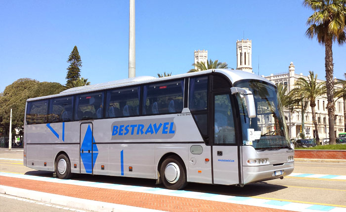 Buses Taxi NCC Cagliari Elmas Airport - Chia